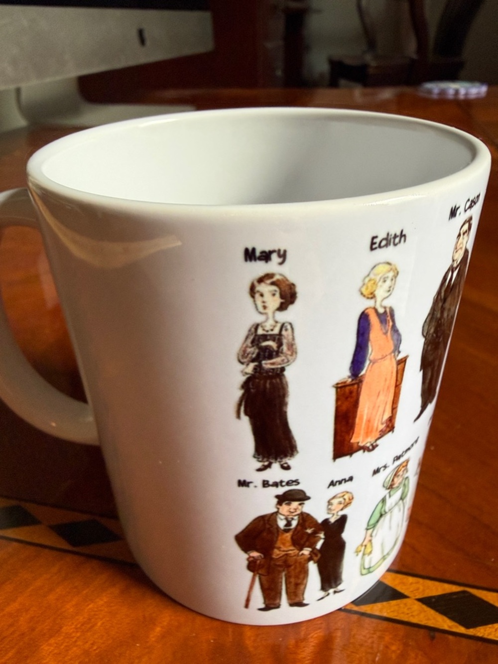 Downton Abbey Character Ceramic Coffee Mug